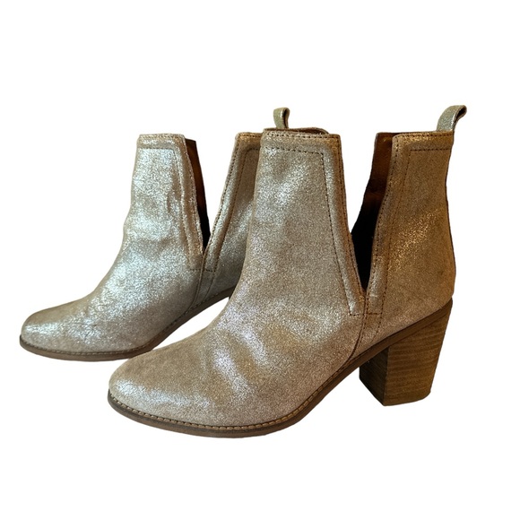 Diba Later on metallic leather bootie size 10 - Picture 2 of 5